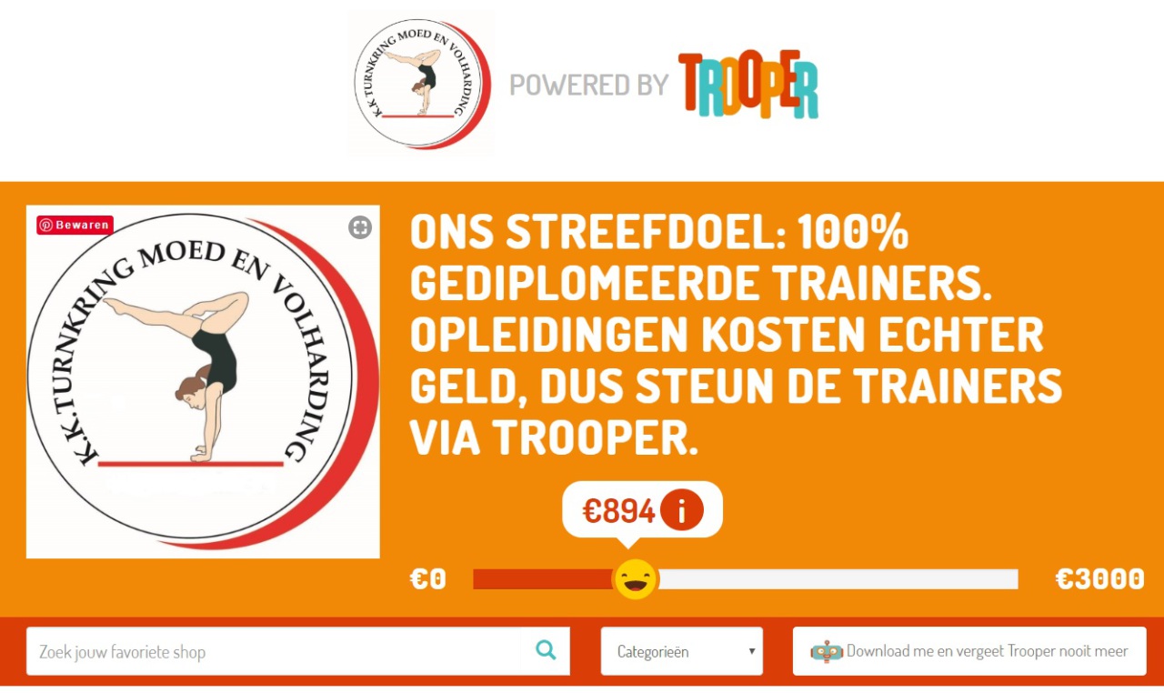 Steun ons via Trooper
